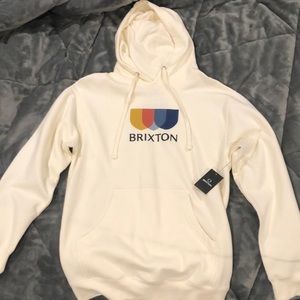 Brixton white hoodie